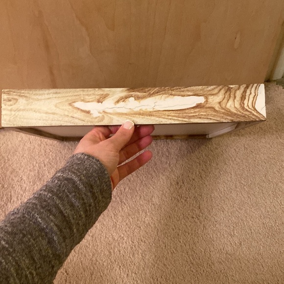 Bamboo wood square tray - Picture 6 of 7